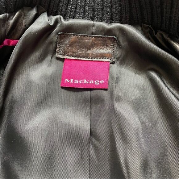 Mackage Jenny leather bomber  jacket - Picture 13 of 16